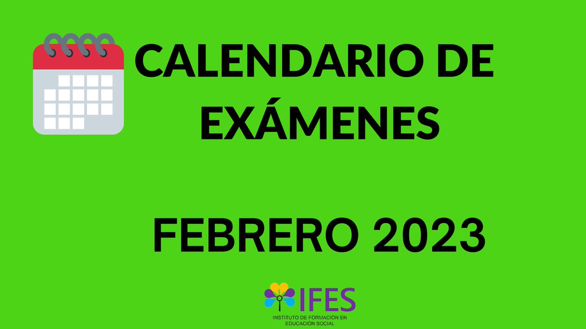 ⚠️ATENCIÓN!

📌Calendario de exámenes

📅 FEBRERO

🔊Toda la info en la web de IFES👇
🔗ifes.cfe.edu.uy