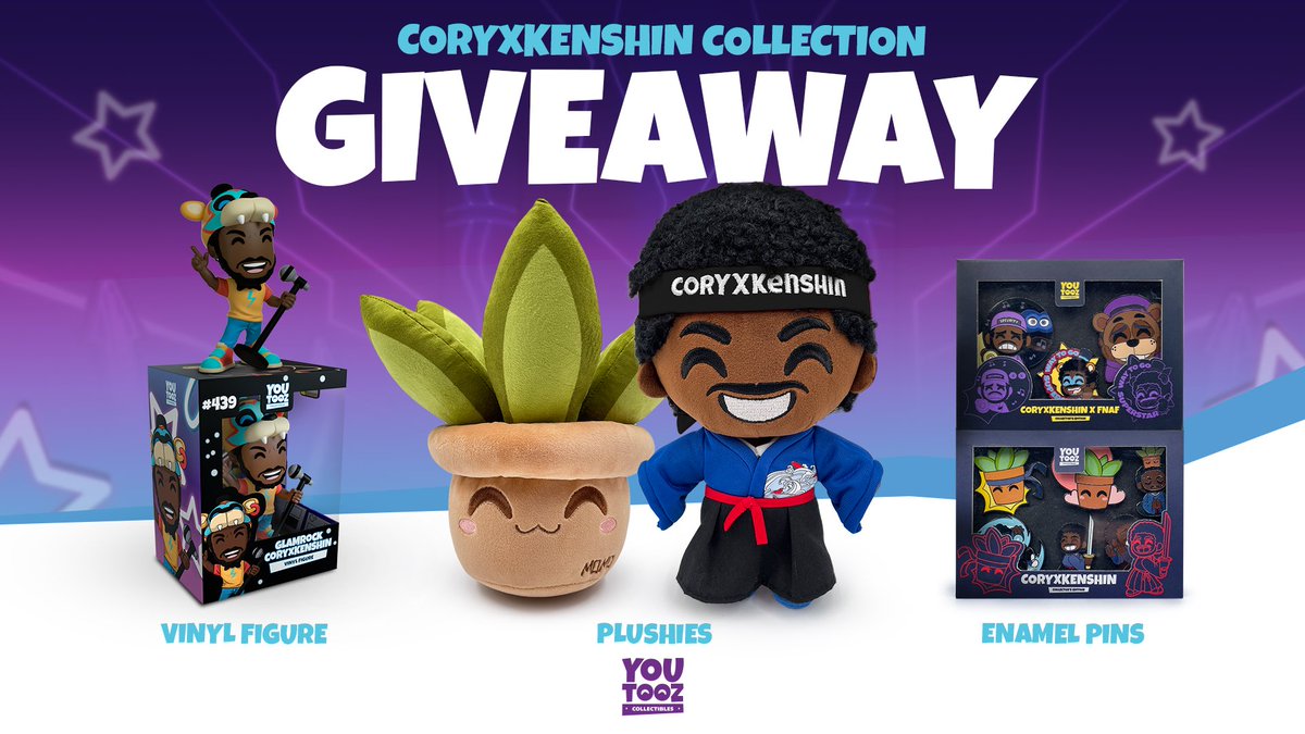 CoryxKenshin collection giveaway! Retweet to enter and win any item of your choice. New winner selected every 1k RTs until the sale starts Dec 16th!