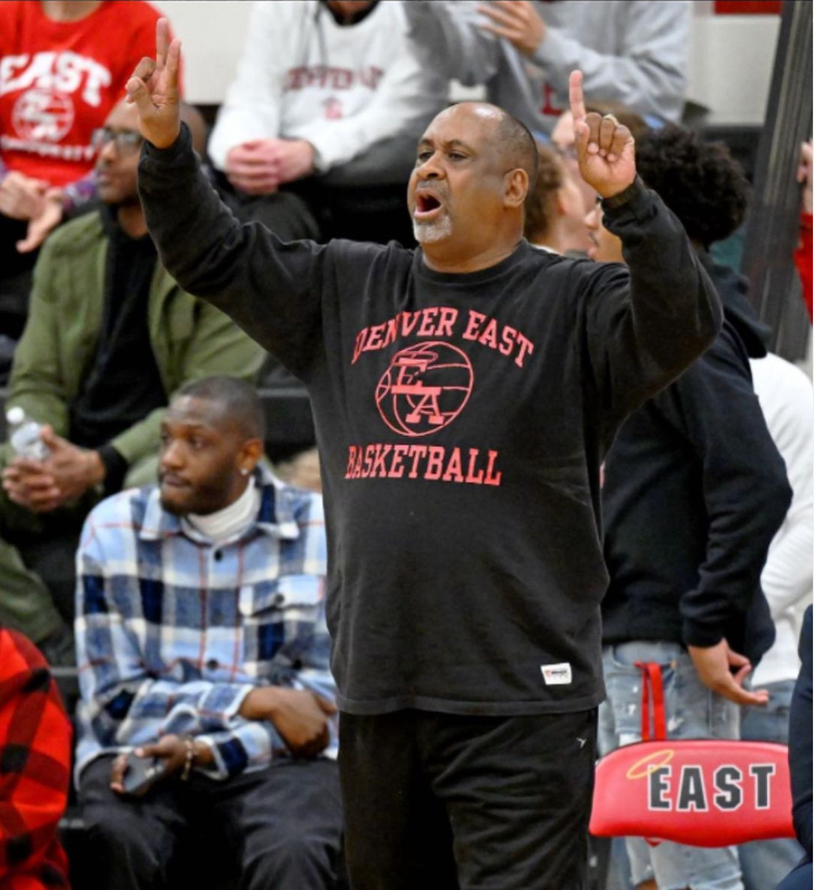 Longtime <a href="/ManualHSTbolts/">Manual High School</a> &amp; <a href="/DenverEastHS/">Denver East High School</a> boys #basketball coach, Rudy Carey, made #Coloradohistory last night!🏀 He won his 877th career game when East won against Palmer 93-60. Congratulations &amp; thank you for your dedication to our students!🎉#GOAT
bit.ly/3PtoZdB