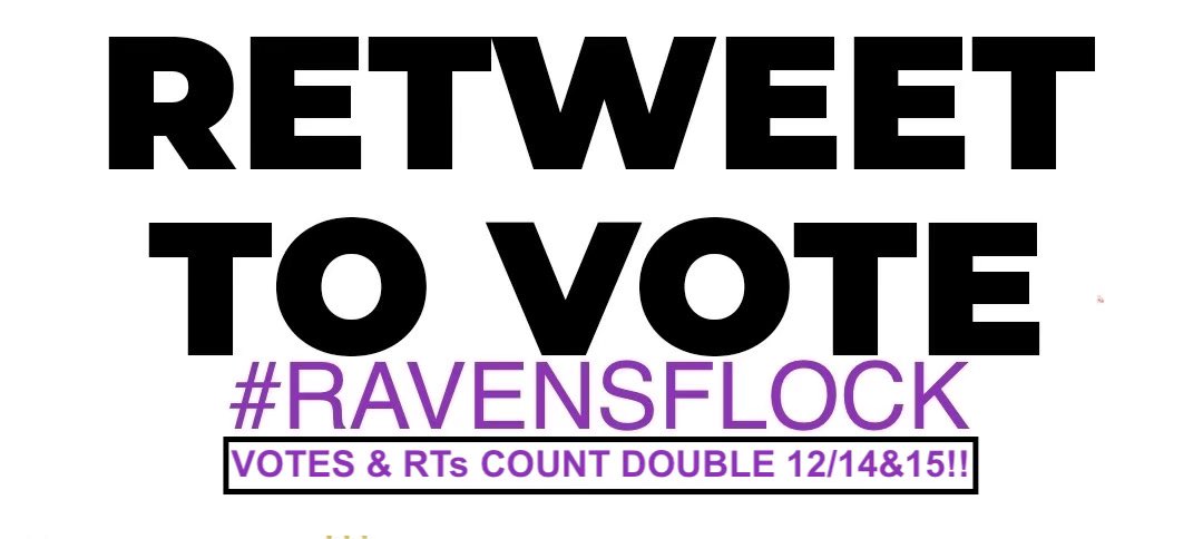 #ProBowlVote  Lamar Jackson
#ProBowlVote  Mark Andrews
#ProBowlVote  Pat Ricard
#ProBowlVote  Tyler Linderbaum
#ProBowlVote  Kevin Zeitler
#ProBowlVote  Ben Powers
#ProBowlVote  Devin Duvernay
#ProBowlVote  Ronnie Stanley
#ProBowlVote  Justice Hill
#ProBowlVote Justin Tucker
😈💜
