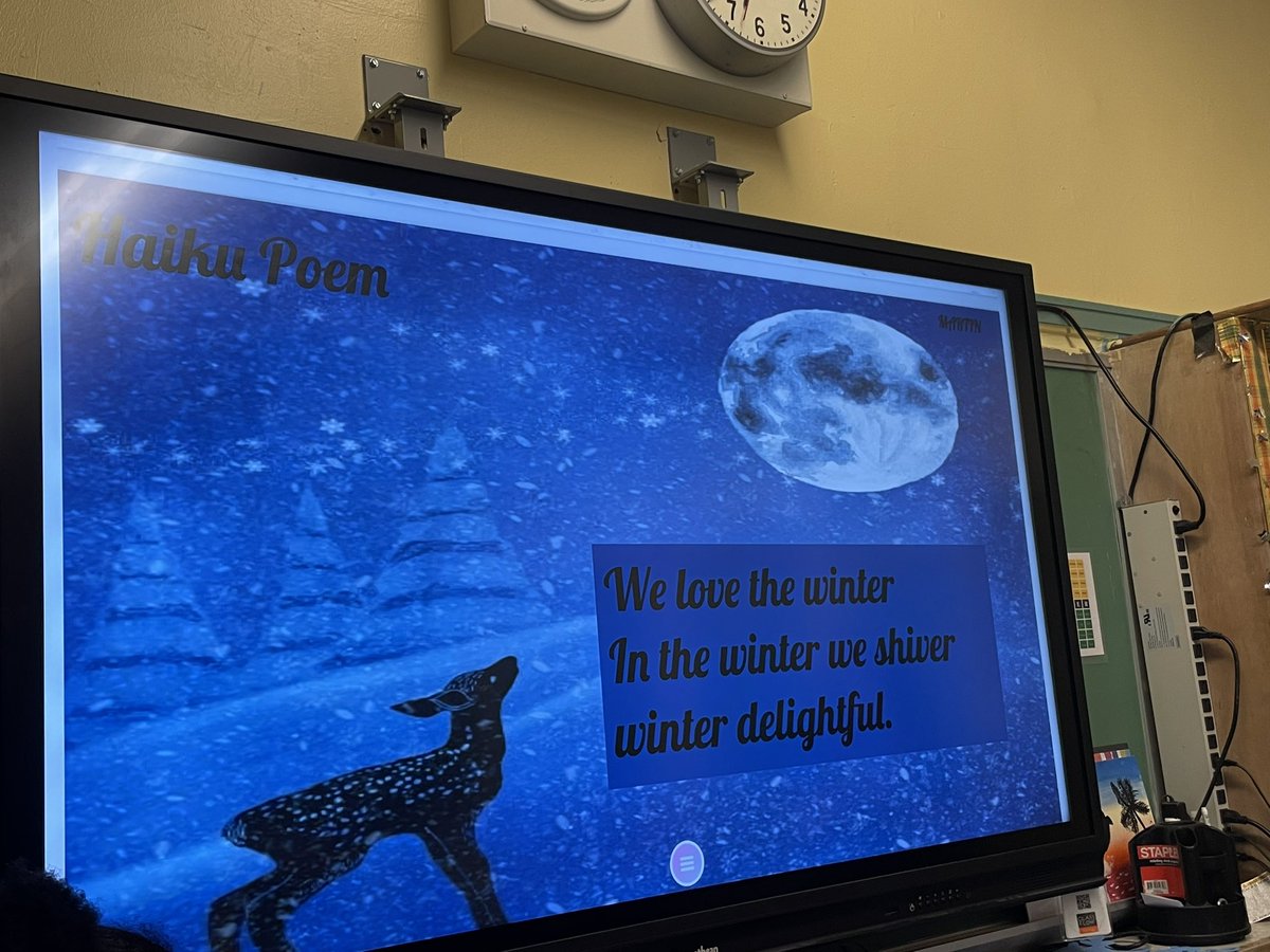 Winter Poems Celebration with Mrs. Ramos &amp; Class 502 ❄️ Mrs. Ramos made soup for her students &amp; then they shared their poetry with each other 💙 #PSMS42QFamily #BelieversAchievers42Q <a href="/DOEChancellor/">Chancellor Melissa Aviles-Ramos</a> <a href="/NYCschools/">NYC Public Schools</a> <a href="/NYCMayor/">Mayor Eric Adams</a> <a href="/PSMS42Q/">Tricia Finn</a> <a href="/UFT/">UFT</a> <a href="/QSNYCDOE/">Queens South Borough Office</a> <a href="/D27NYC/">Community School District 27</a>
