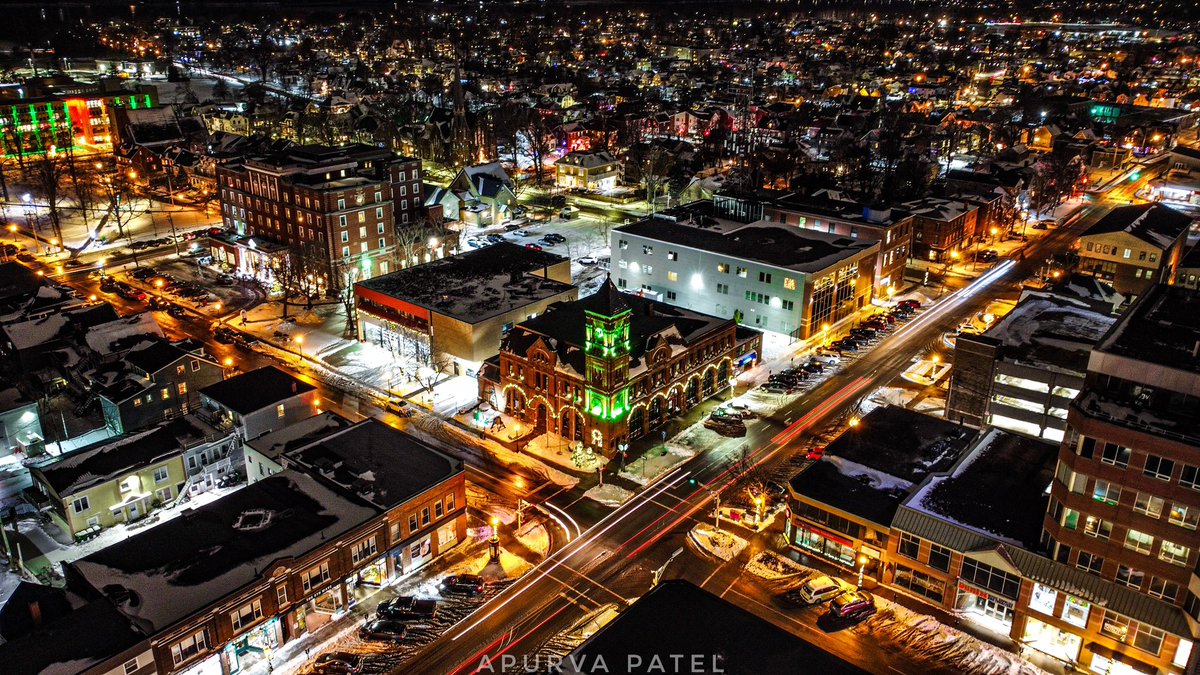 Snowy night in Charlottetown ❄️🌃✨

<a href="/tourismpei/">TourismPEI</a> <a href="/CharlottetownPE/">Discover Charlottetown</a> 
#explorepei #cbcpei #pei #princeedwardisland #canada #explorecanada #imagesofcanada #travel #travelphotography #cangeotravel #heartsofcanada #discovercharlottetown