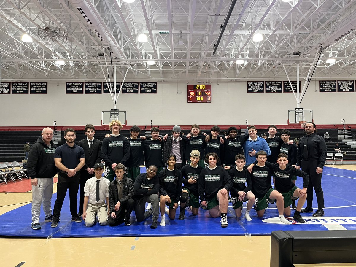DaveBohane's tweet photo. Congratulations CHS wrestling head coach Nick Matt on his first W! CHS 42-Durfee 36 https://t.co/7dvRgJjiJV