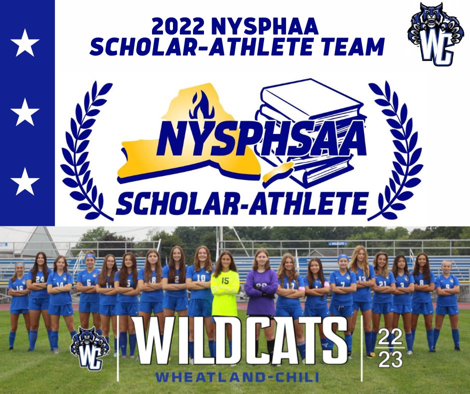Very proud to share that our Girls Varsity Soccer team received the Fall 2022 NYSPHSAA Scholar-Athlete award! 16 players received individual scholar-athlete awards. Thank you to our W-C teachers, aides and administrators for all they do in support of our student athletes. 💙🤍