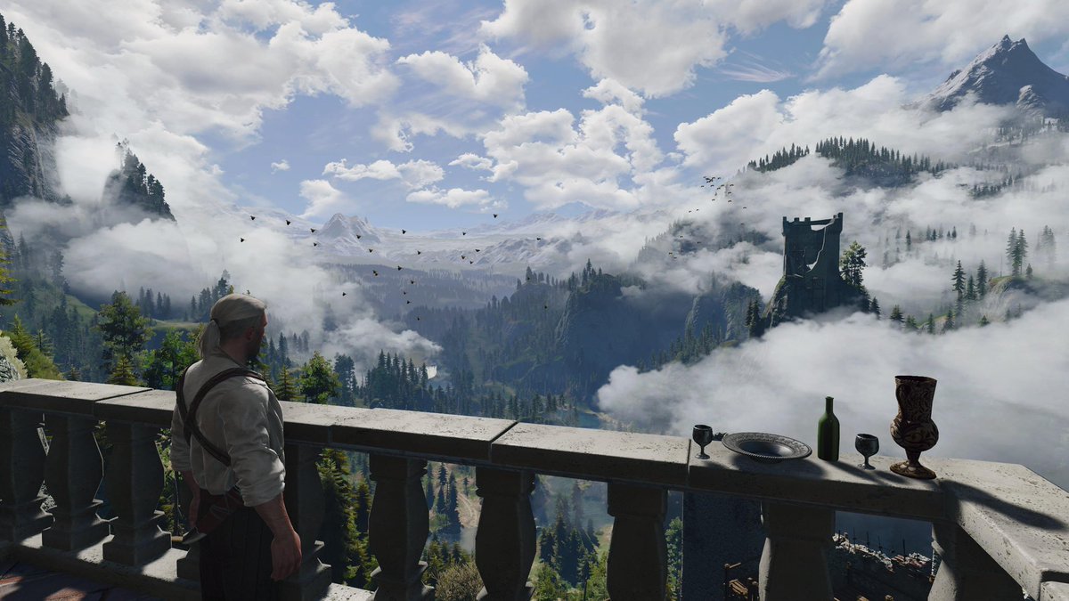 Justin__Door's tweet photo. So far, #TheWitcher3NextGen is an incredible upgrade of an already impressive game. This is my first time stepping into this world and I am already loving it from the first few hours. Happy that @CDPROJEKTRED does something good after the very rough launch that was Cyberpunk. https://t.co/IcKkVxdyh4