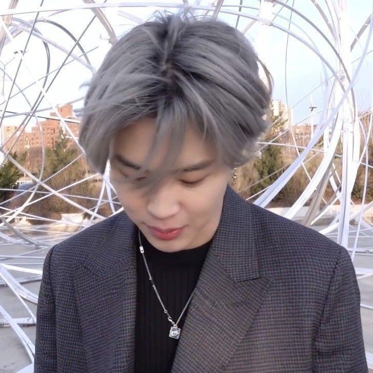 <a href="/dailyjimn/">jimin lover</a> Orange, blonde, Bold pink, GREEEEEYYY 😭😭 and actually he is PARK JIMIN everything fits him hard to choose 😭