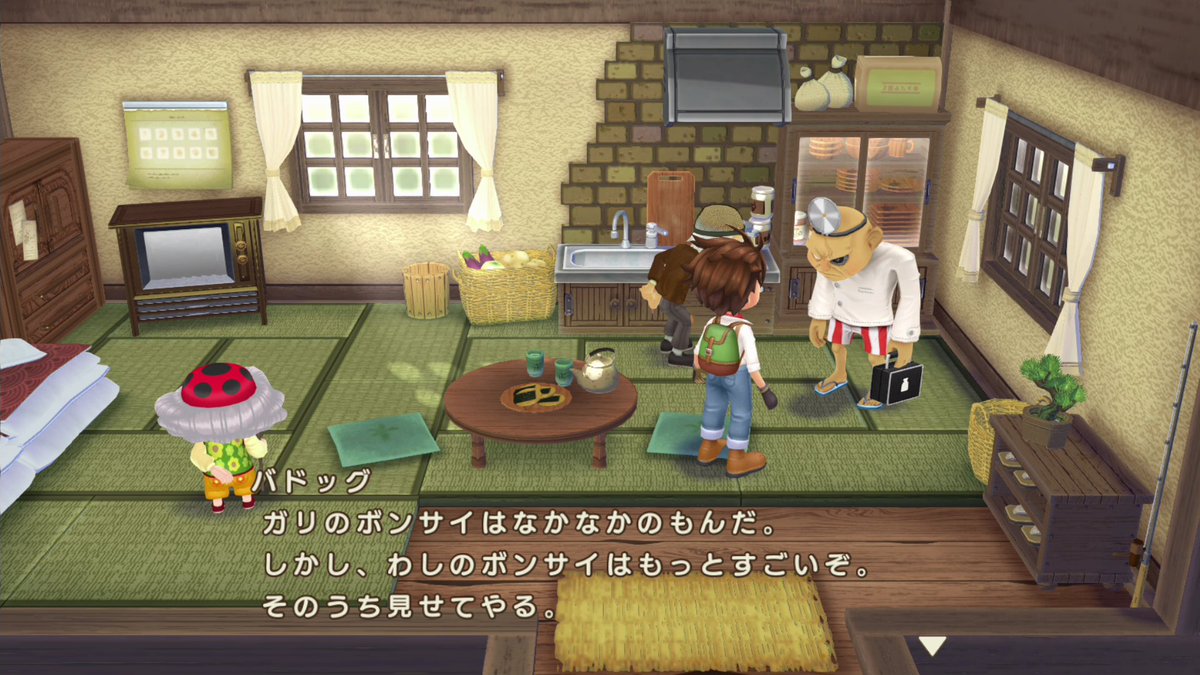 🏡「わすれ谷」の住人紹介🏡
 
"バドッグ"

町からやってくる医者。
ロマナの主治医で、ガリとはボンサイ友達。

＼牧場物語シリーズ最新作／
『#牧場物語 Welcome！#ワンダフルライフ』
🐮予約受付中🐣

🌐bokumono.com/series/welcome…