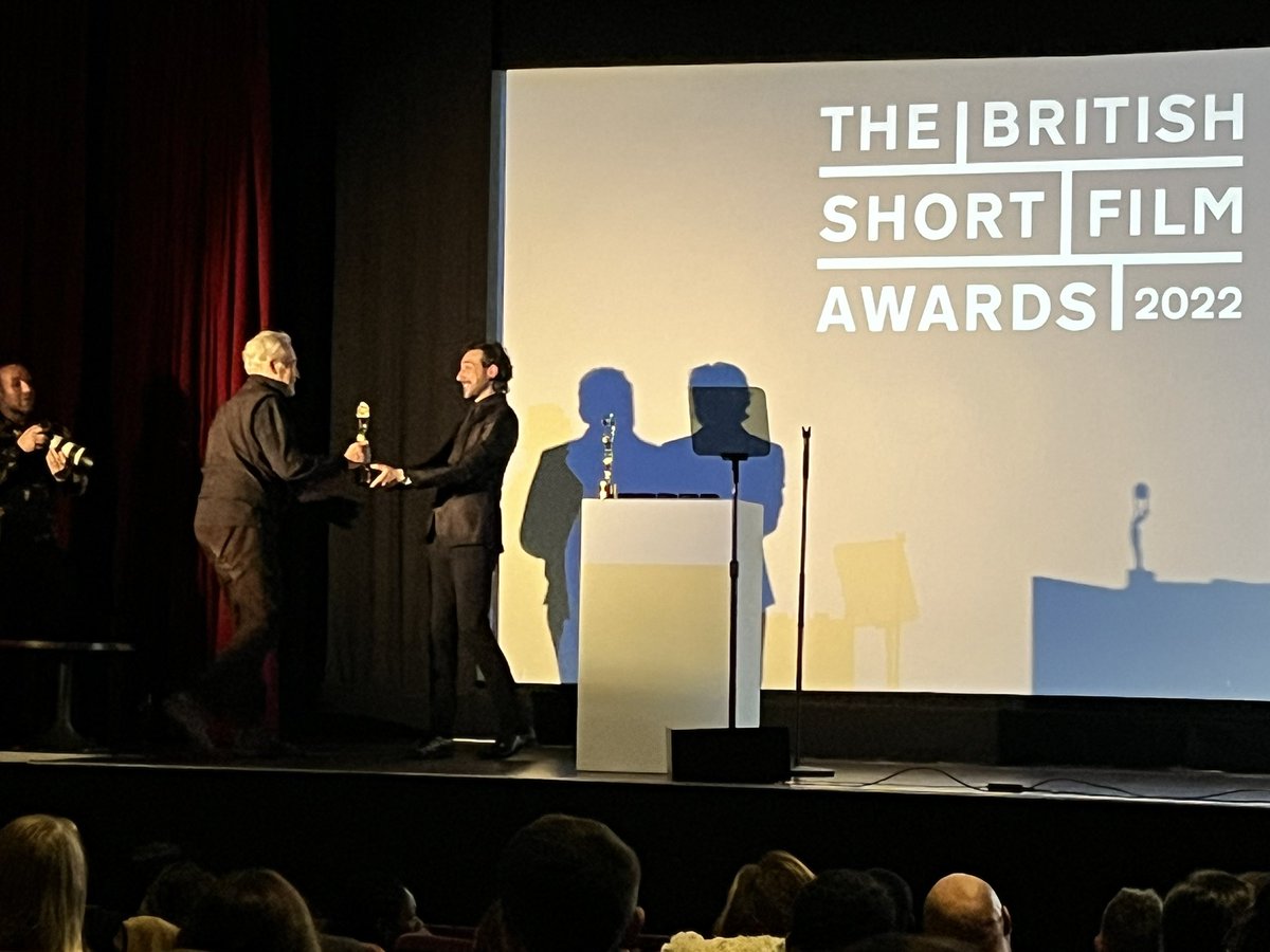 JackalorFilms's tweet image. We’re SO proud.. Well done to our @larrylamb47 who just picked up           BEST ACTOR at the first class @BritShortFilm awards for our film #OldWindows 🏆🙏🏻