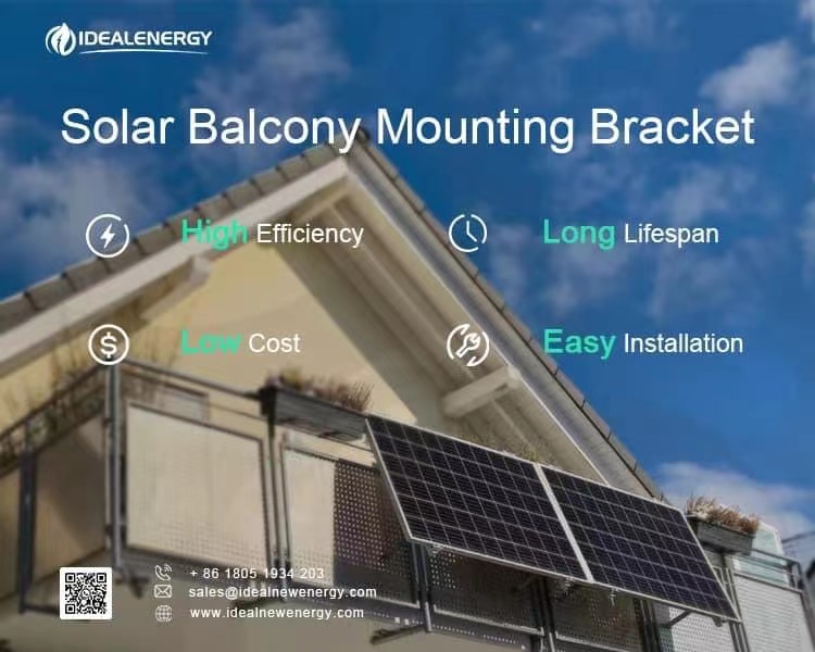 Good day with IDEAL New Energy️ do you have problem with space ? Solar balcony system is worthwhile from both a finical and ecological point of view️ We can provide you with whole kit ! With our high efficiency solar panels and trust pro warranty . 

WhatsApp :+8618051934203