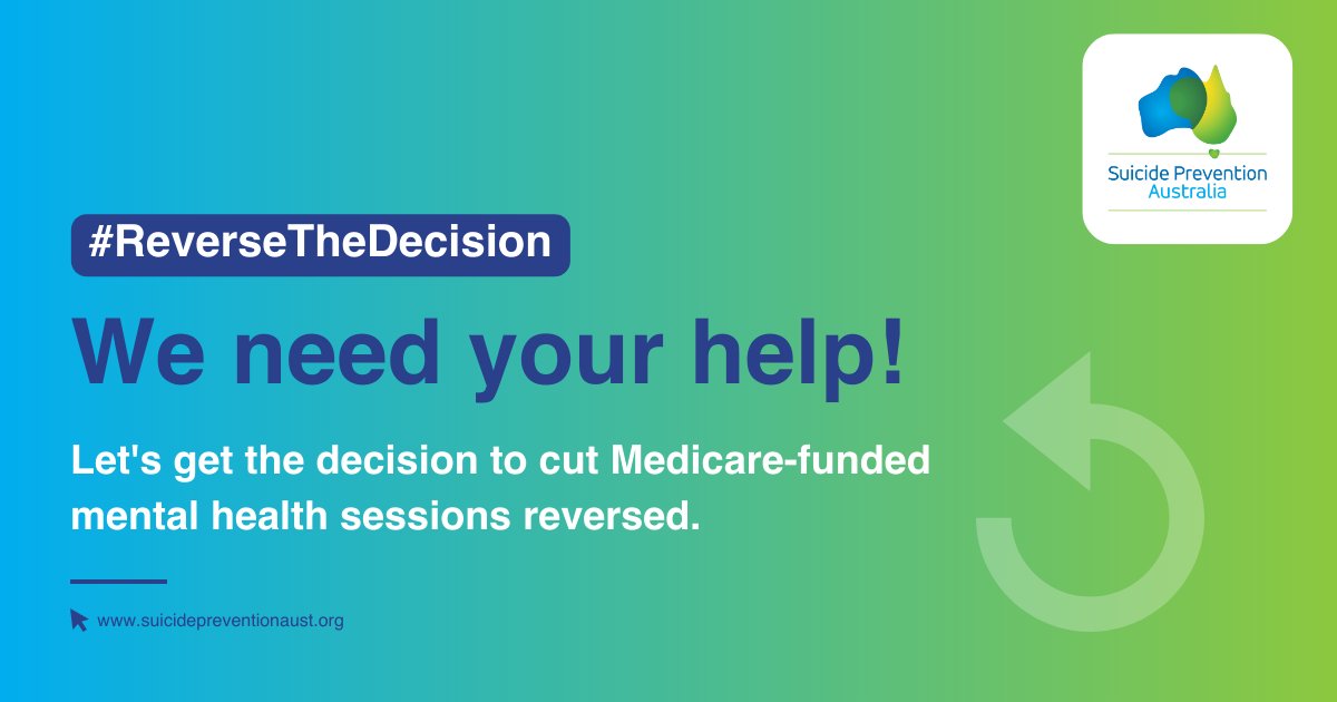 Distress is high in our community. Now is the worst possible time to wind back the Medicare-funded mental health sessions. We are calling on the Prime Minister to #ReverseTheDecision ASAP. Join us by retweeting this post to support the call <a href="/AlboMP/">Anthony Albanese</a> @MarkButlerMP