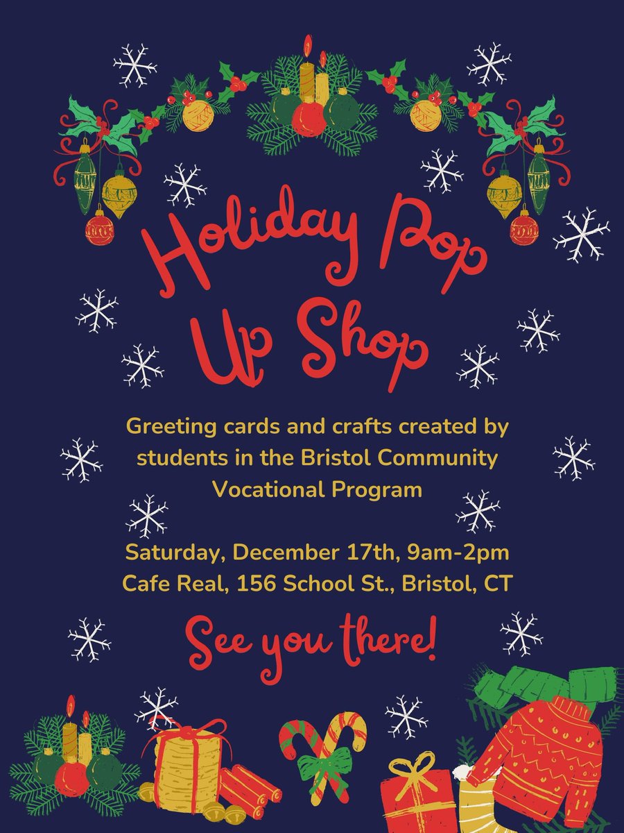 Come see our class at Cafe Real this Saturday! We have been working really hard and will have cards and gifts for sale! #vocationalskills #lifeskills