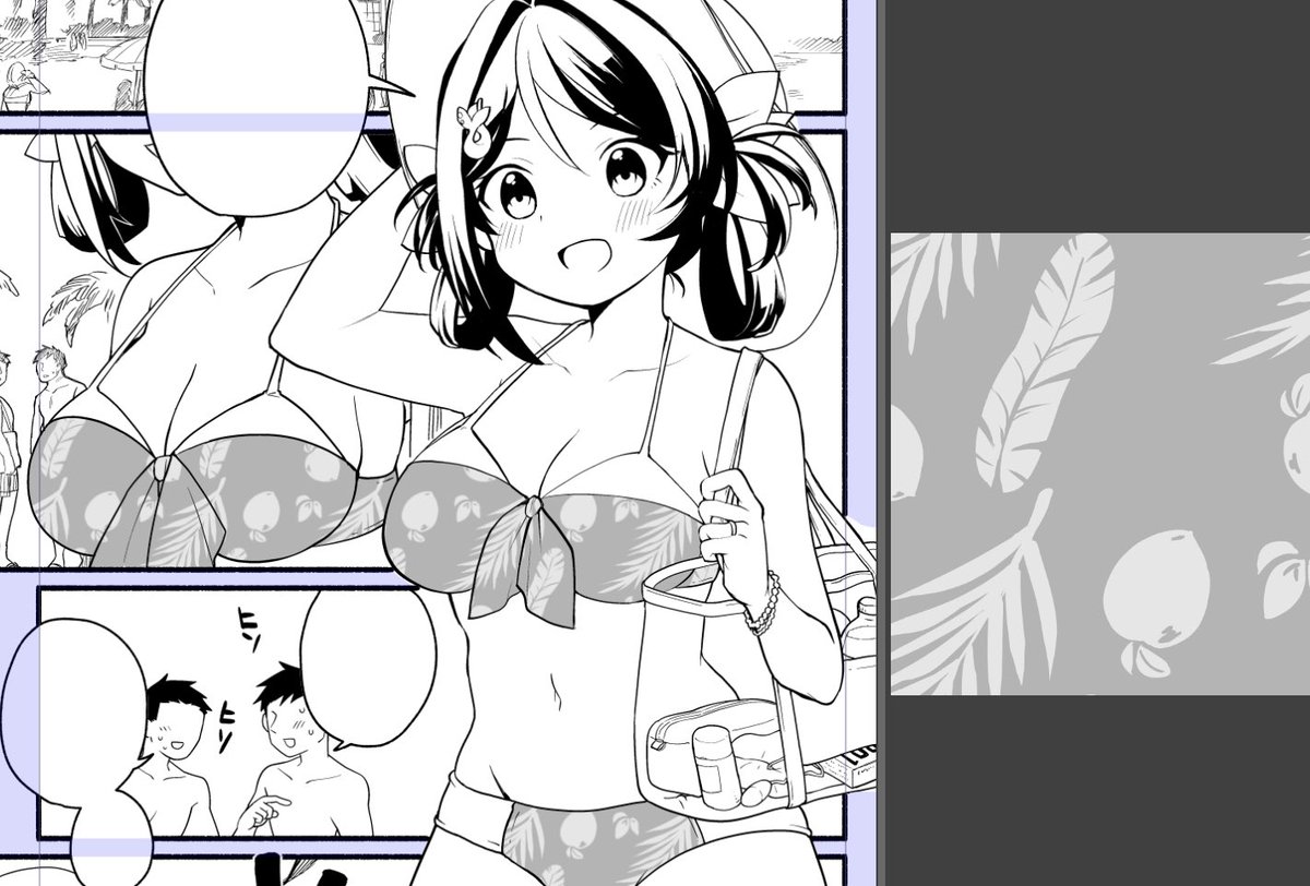 ハァ……ハァ……水着パターンできたぞ…… 