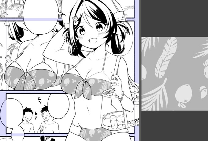 ハァ……ハァ……水着パターンできたぞ…… 