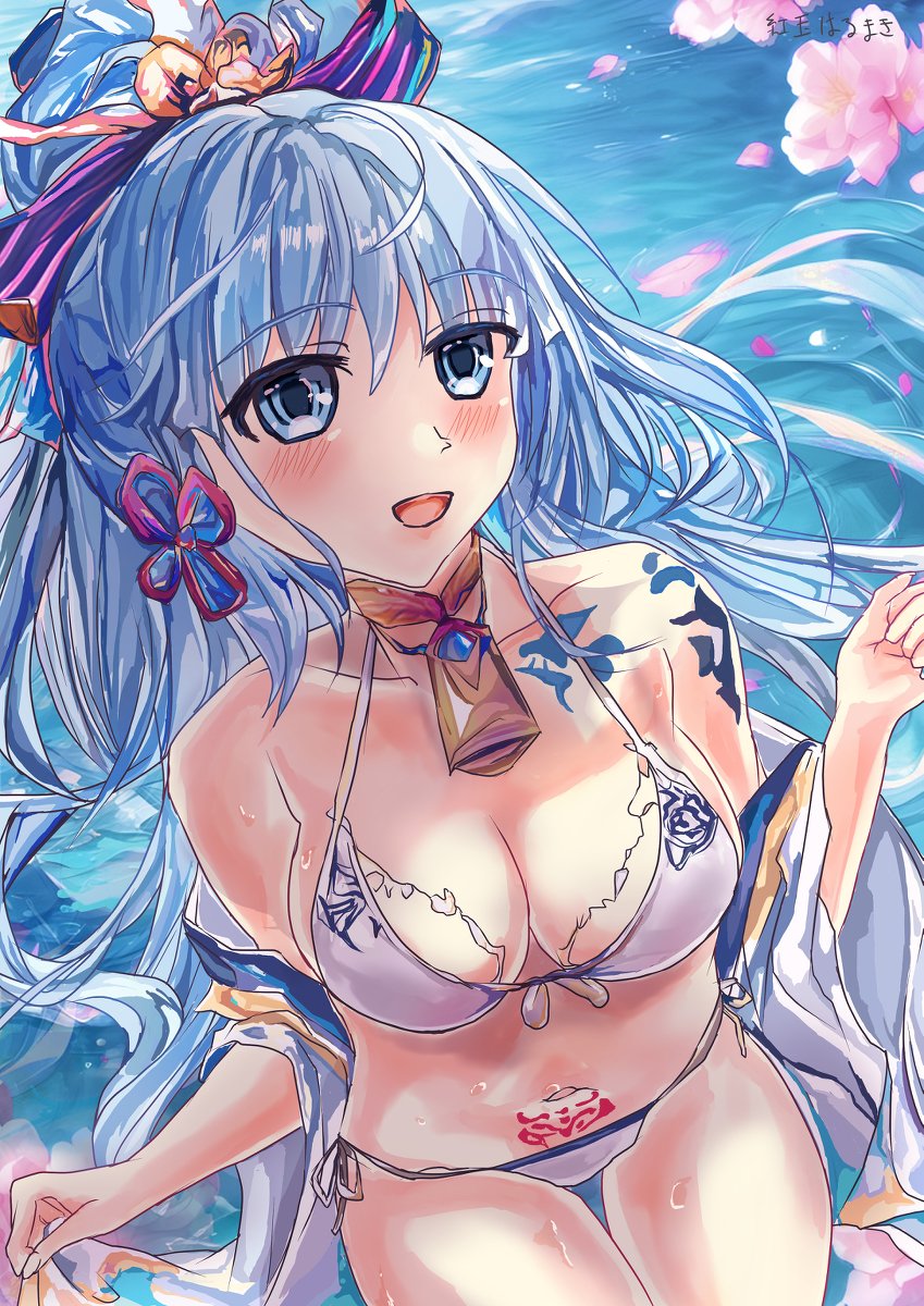 神里綾華ちゃんを描きました❣ 
#原神 #神里绫华 #神里綾華 #絵描きさんと繋がりたい 