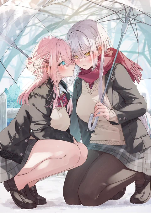 「あっ…」#創作百合 