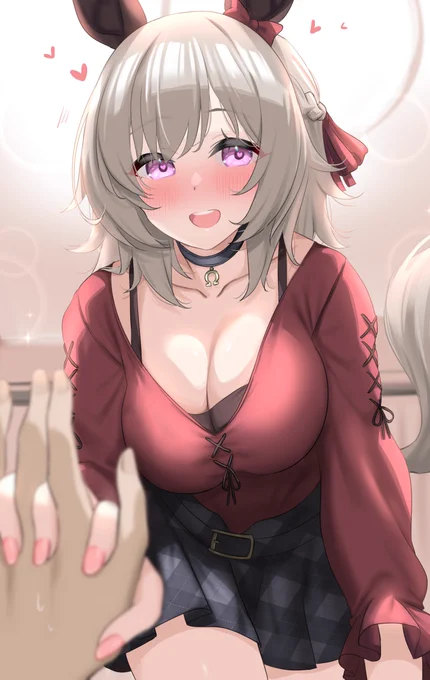 お酒飲みすぎてしまったJDカレンチャンに力負けてしまうトレーナー… 
#ウマ娘 