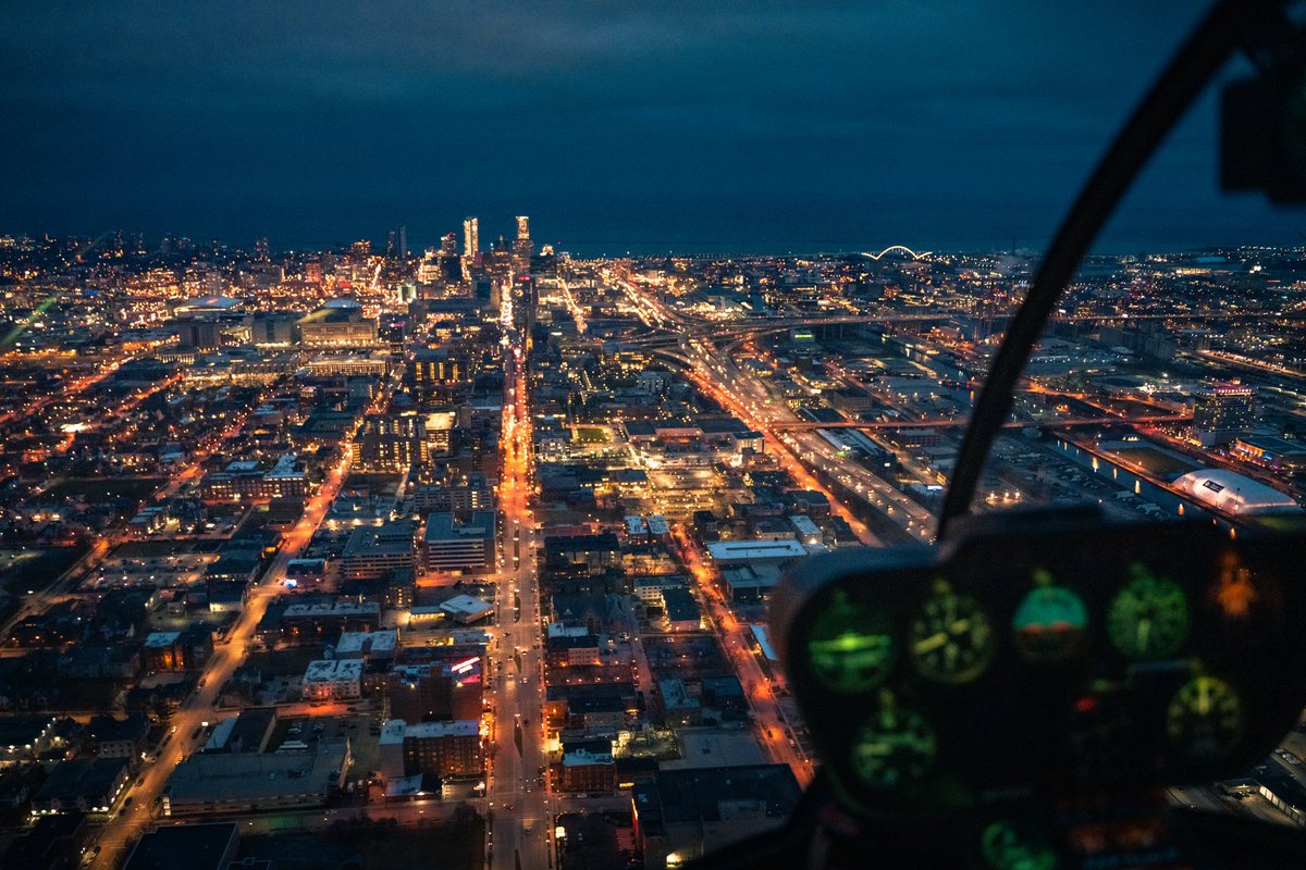 natevomhof's tweet image. Have you ever seen Milwaukee from a helicopter? Here’s a little preview because soon you’ll be able to. 😁🚁