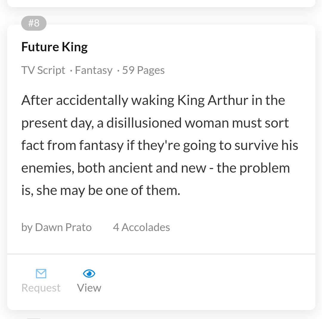 DawnPrato's tweet photo. (And FUTURE KING hit #8 for Fantasy this month on @Coverfly's Red List!!)
#listoflists https://t.co/6rrUBlm3Ia