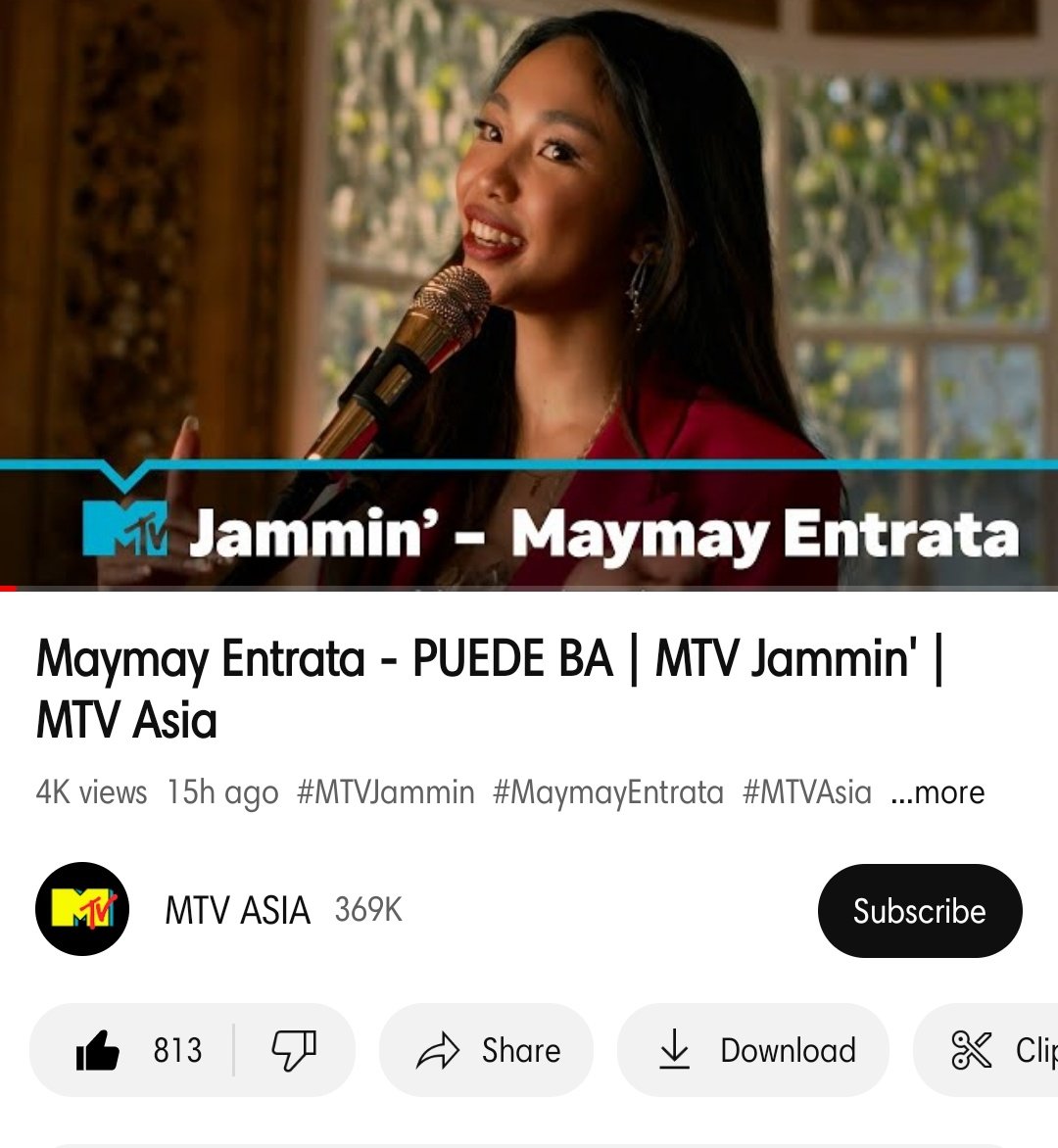 TeamMMEntrata's tweet photo. @YouTubeFanfest You should try Maymay Entrata's new single Puede Ba and hoping she can perform next time on Youtube Fanfest.

https://t.co/mzrjKKPzLs
https://t.co/2pVFH5SddE
https://t.co/mWHrAgEIfz
https://t.co/adpoWJVij7

MaymayPuedeBa OnMTVJammin
#MaymayEntrata @maymayentrata07 https://t.co/6NLAL2GBoD