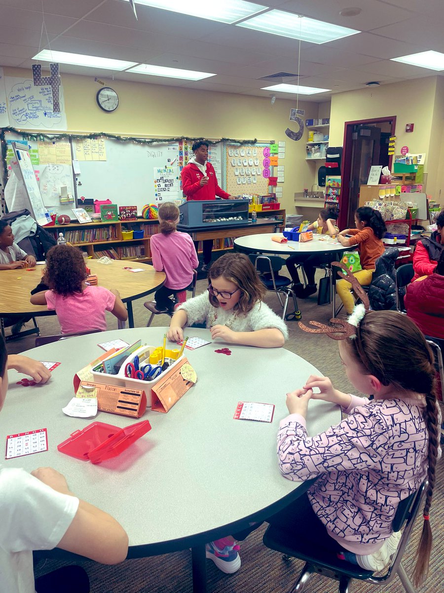 Thank you <a href="/cam1jones/">Cameron Jones</a> for being our 3rd grade Mystery Bingo Guest! 
You are a great role model for our little BULLDOGS! 🐾 I appreciate you celebrating their pawsitive behavior and representing #Wilsonsd