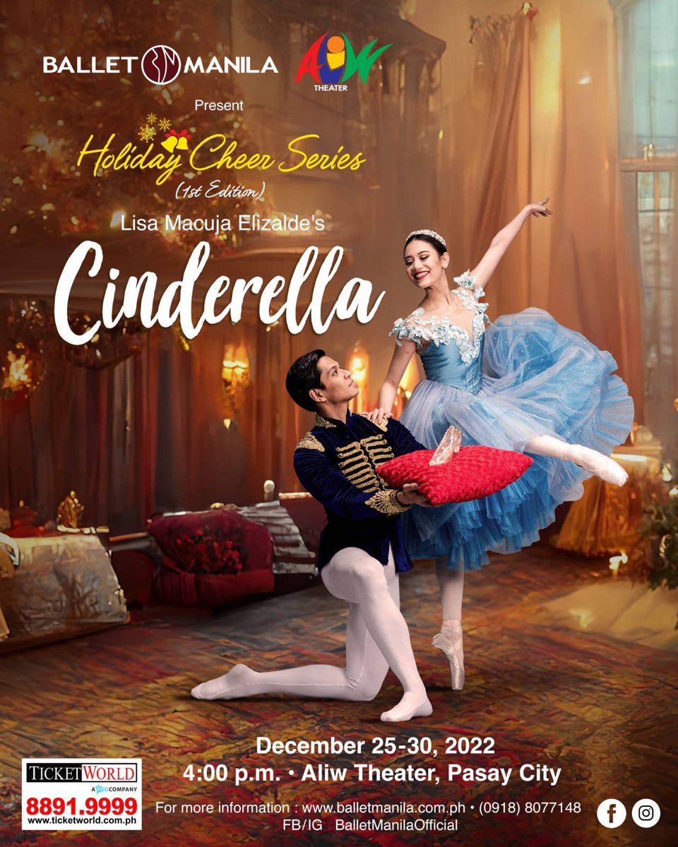 Opening Christmas Day! Very limited holiday run in Aliw Theater. Ticket <a href="/TicketWorldInc/">TicketWorld Manila</a>
