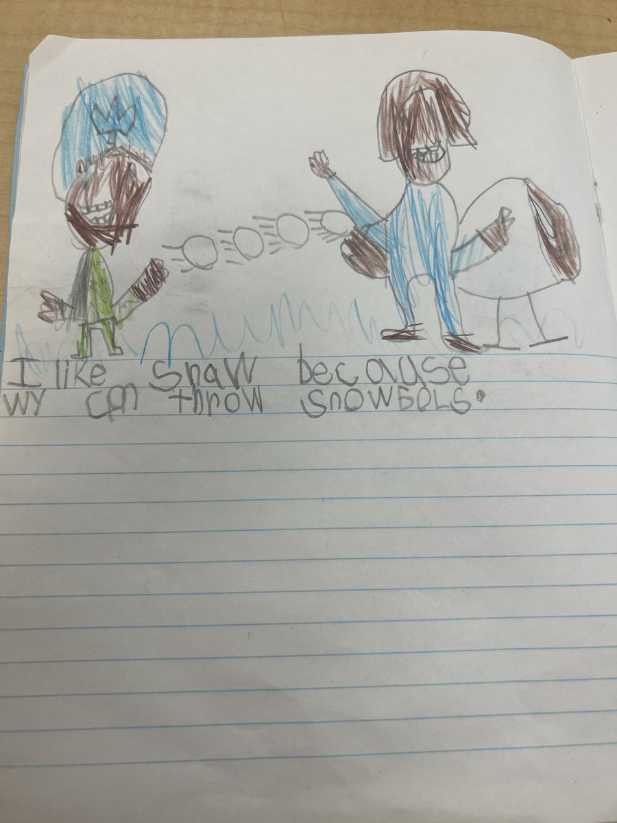 selby_grade1's tweet photo. One of our new heart ❤️ words this week is “because”. The Super Stars group wrote a sentence in their journals using this new ❤️ word. We chatted about how it can turn a “boring-snoring” sentence into a much more interesting one! https://t.co/KfZvGddR0Z
