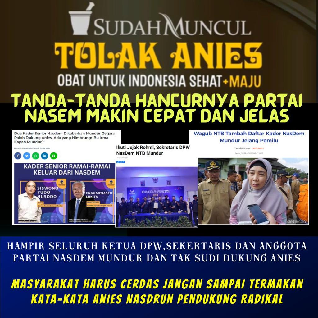 Ngomong doang gede hasilnya nolbesar dasar tolol
#HTIFPIDukungAnies
#AniesDidukungKHILAFAH
#AniesNasdemOut 
#TenggelamkanAniesBaswedan
#TenggelamkanPartaiNasdem
#GoodByeNasdemAnies
#AniesDidukungKoruptor
#AniesPendukungKhilafah
#AniesPendukungOrmasRadikal
#PribumiLebihBerkualitas