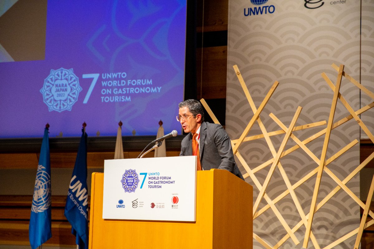 bculinary's tweet photo. ⚡️ Opening Ceremony - Starting with the 7th World Forum on Gastronomy Tourism organised with @UNWTO #WFGT2022 #GastronomyTourism @pololikashvili @Visit_Japan @narakankopuromo https://t.co/EeTYurXPTF