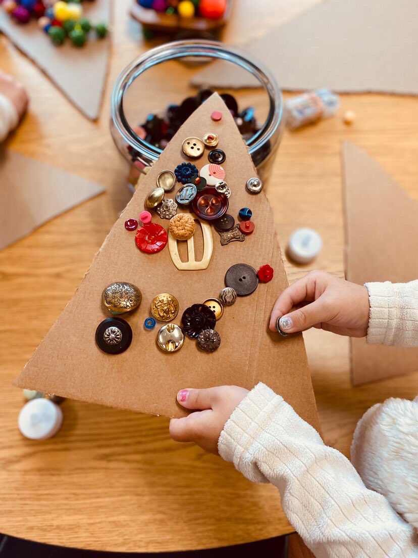 The simplicity of a button encourages creativity…