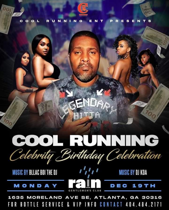 COOLRUNNINGENT's tweet photo. My Birthday Party Next Monday at @rainatlanta Gonna be Litty 🔥🔥🔥🔥🔥🔥.....So Early Arrival Suggested ......Vip Table &amp; Section Selling Fast....RSVP BY HITING MY DM.#ApproveTheMessage ..... 😎 👌📡🎯💯🌎 #RipTheCompetition 💀 #CRENT https://t.co/SRmqStVl0a