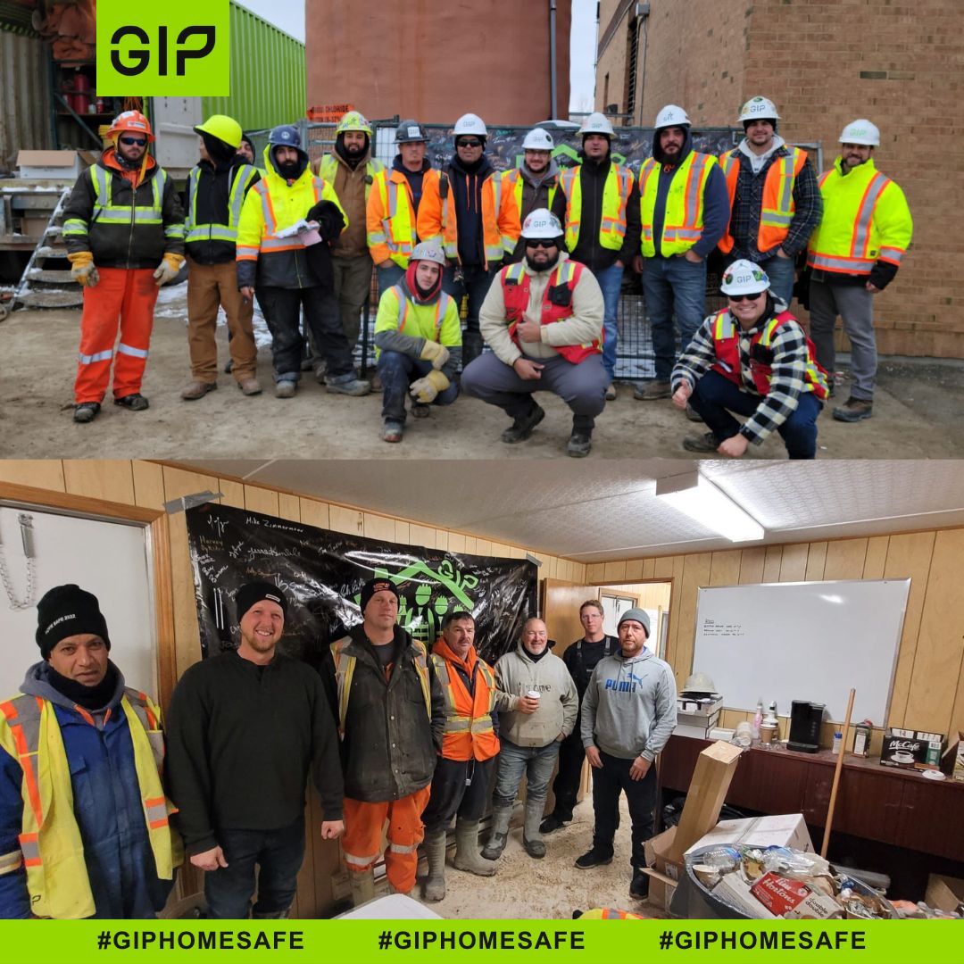 GIP_social's tweet photo. We've entered the final wk of #GIPHomeSafe campaign w/ just a couple of days left, to date we’ve completed 90+ standdowns across Canada & the msg remains strong. This campaign is all about our industry & the need for change no matter what work you do everyone deserves #homesafe https://t.co/zlfYjJOY1a