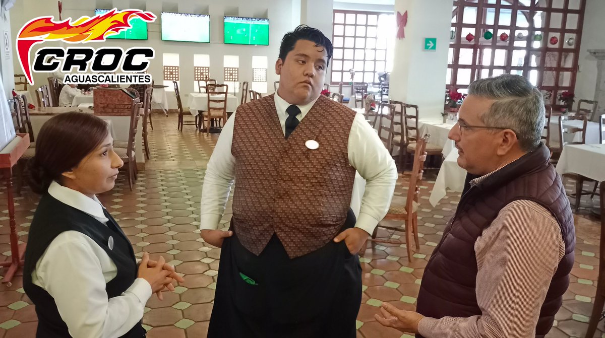 Seccion67CROC's tweet photo. #CROCAguascalientes;
Nos encontramos con nuestros compañero del  #HotelFiestaAmericana  llevando un recorrido, para escuchar y tender sus necesidades dentro de sus áreas de trabajo, así como también darles un saludo de parte de nuestro Líder Srio Gral Nacional @IsaiasSiCumple https://t.co/DUOyW4Ejoa
