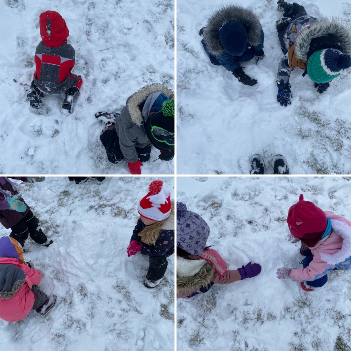 LOC_YCDSB's tweet photo. Mrs. Crocitto was so excited to join FDK Ss in outdoor learning. Loved joining in on positive affirmations. ❄️#buildingstructures #writinginthesnow #snowangels @MalcolmsClass @DomenicScuglia @ElizabethCrowe_ @RocchinaAntunes https://t.co/ASL3ht6oDL