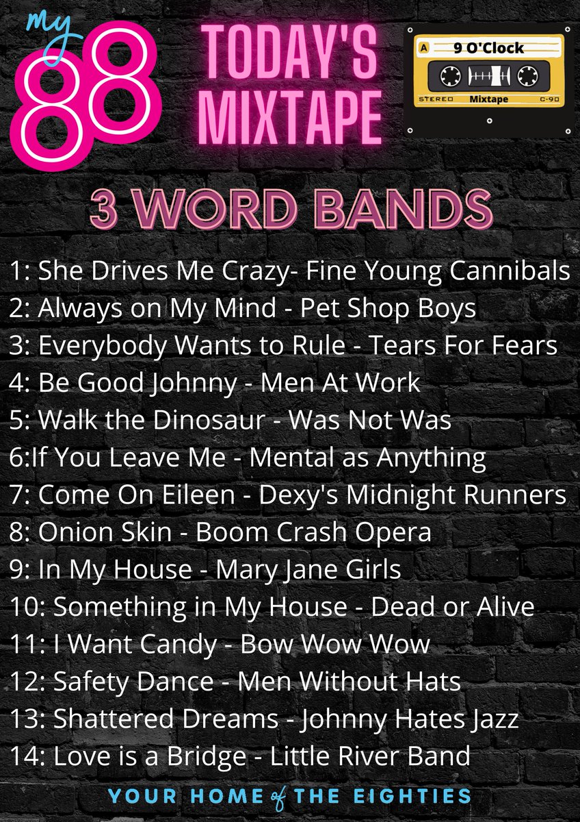 My88FM On Twitter Here s The Playlist For Today s 9OClockMixTape my88fm-on-twitter-here-s-the-playlist-for-today-s-9oclockmixtape