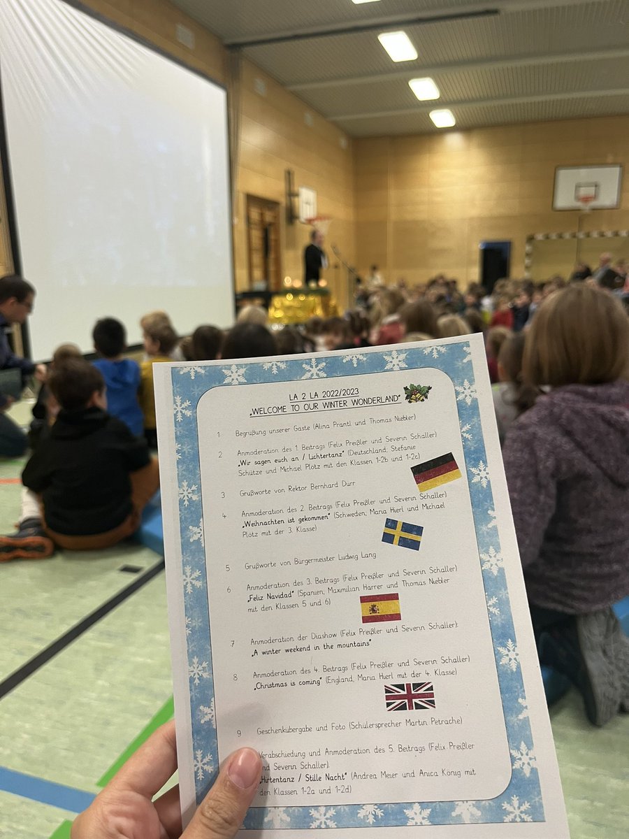 Nellysmdlv's tweet photo. Day 5. Primer día en el colegio de Lauterhofen. Ceremonia de bienvenida, tour por el colegio y Workshop “Feed Birds” #La2La @NazaretArrecife @ErasmusSMDV @OPEECanarias @sepiegob #opportunities #reconsiderar #momentum https://t.co/JYtdTbhfo1