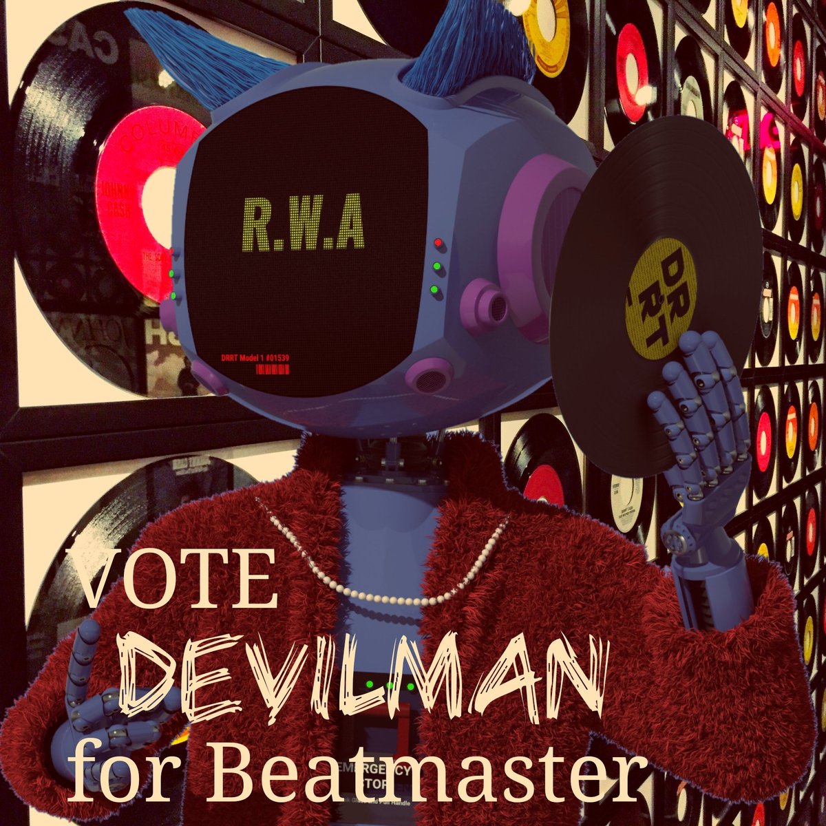 Kento_Ramu's tweet photo. Whether retro or modern beats, you can count on Devilman as Beatmaster
#wearedrrt #drrt
@weareDRRT @adamski_nft https://t.co/TgxGASG2Xu