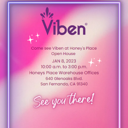 Come see Viben at Honey's Place Open House!

Contact Brand Manager Char Lopez to set up an appointment at:
calendly.com/vibentoys/vibe…

Follow this link to read more! 
xbiz.com/news/270692/vi…

#Viben #Vibentoys #cheekycharms #feelthevibe