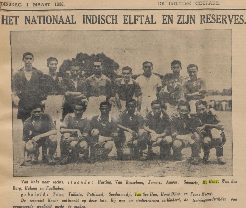 Tito_Ambyo's tweet image. Dutch East Indies, aka Indonesia, was the first Asian team to qualify for the World Cup (1938). Here's one of my favourite photos because of who's NOT there: their captain, Achmad Nawir, who had to study (he was a doctor) so he couldn't make it to this match.