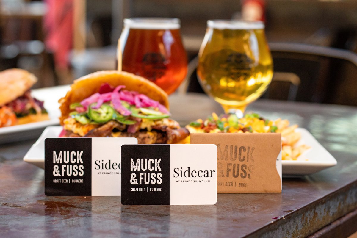 MuckandFuss's tweet photo. Pick up a gift card for the foodie in your life, or pick up a couple for stocking stuffers! 🎁 Load $60 onto ANY number of cards and we'll take $10 off. Purchase gift cards in person or online at https://t.co/wwya01y8zR using promo code “GC10”.

Questions? Call 830-255-7055! https://t.co/S13mdBoo4w