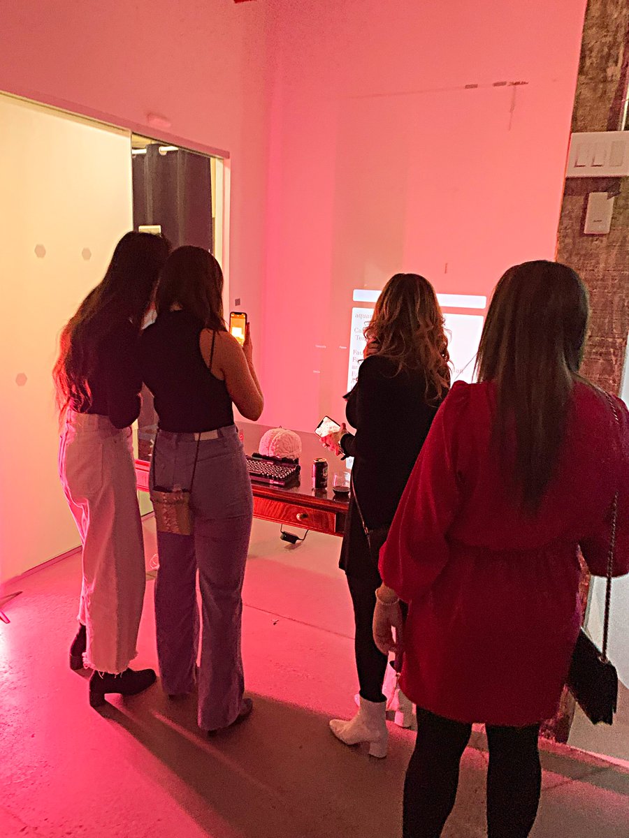 Delighted to see people excited about trying out The brain gallery interactive sculpture. It is one of our projects that integrate artificial intelligence. In addition to the physical piece there is an online version. Try it at ==&gt; artpoet.io/thebrain.html

#AI #At100SuttonStudio