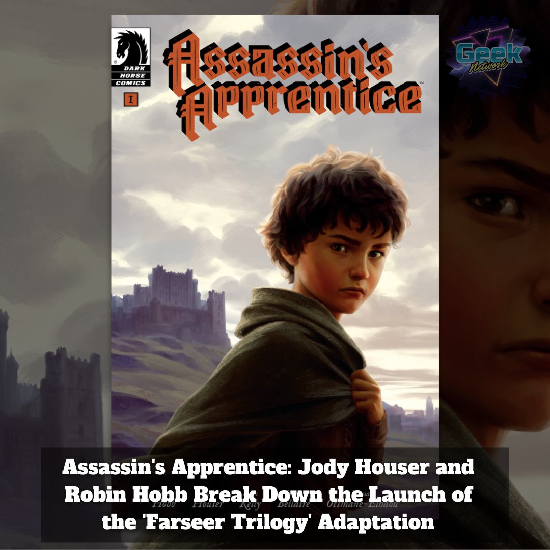 GeeksAZ's tweet photo. If the book hasn't sold itself to you yet, then just read what the master creatives, @Jody_Houser &amp; @robinhobb, have to say about @DarkHorseComics Assassin's Apprentice. 

Read more: https://t.co/MmcZG2ak8M

#AssassinsApprentice #Comics #FarseerTrilogy https://t.co/Lr9rSbdDjw