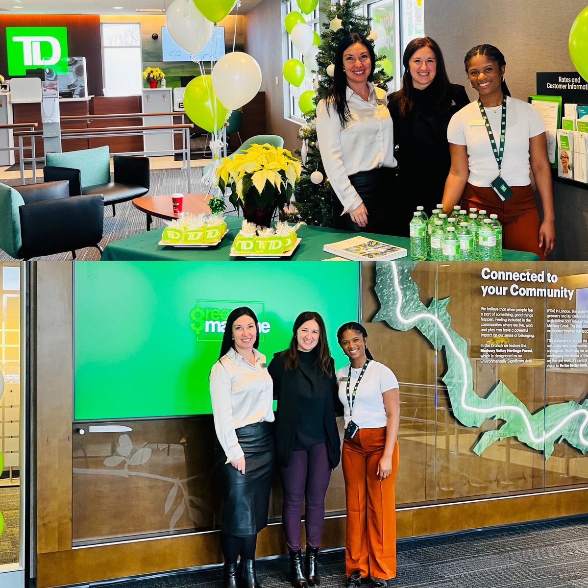Today we opened the doors to our newest TD Branch in London! We welcomed new and familiar customers and are very excited to support our community! 💚