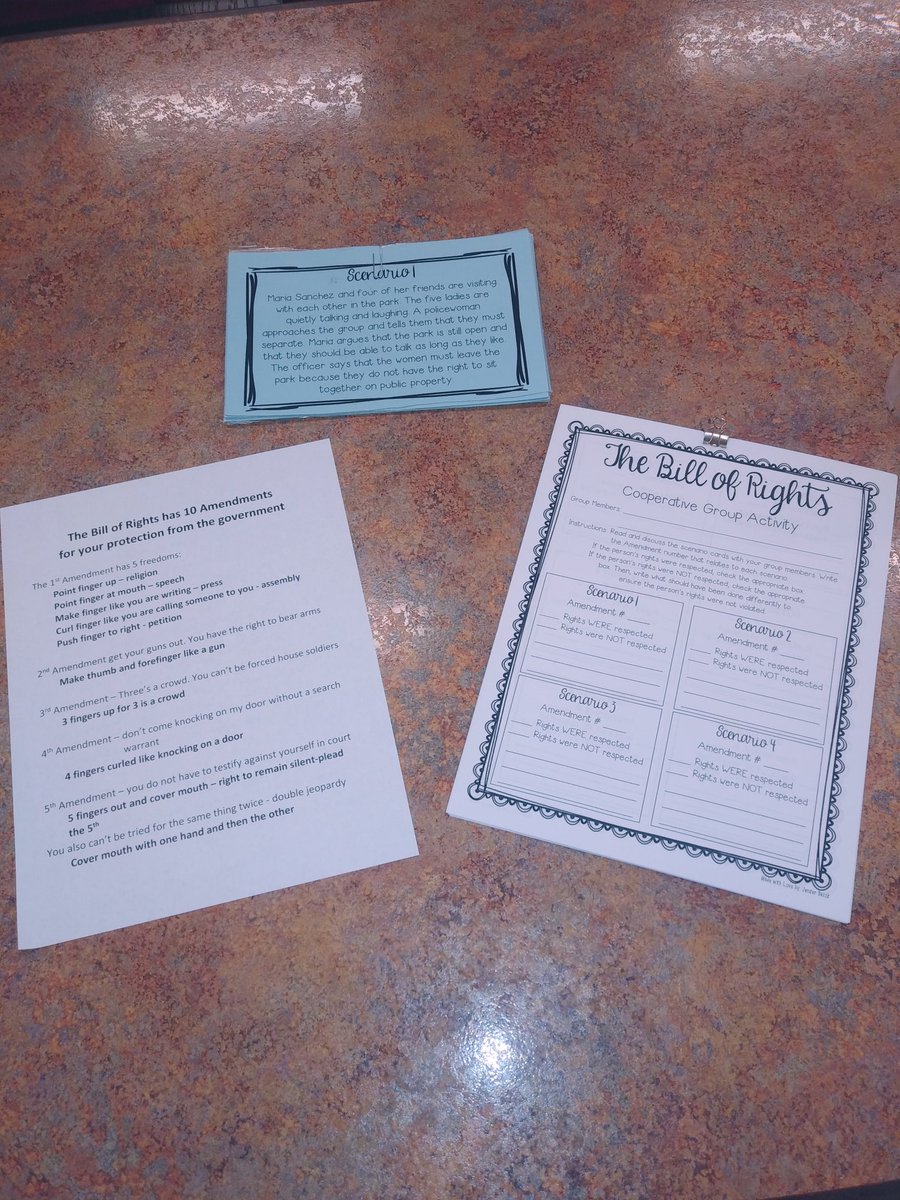 Sally Long (@tinkermediactr) on Twitter photo Taught one of my favorite lessons on the Bill of Rights today. Kids were engaged and seemed to enjoy it. Such a great day! <a href="/hcps_tinkerk8/">Tinker K-8</a>. <a href="/hubofschool/">HCPS Library Media</a> <a href="/LMSsecondary/">Kimberly DeFusco, NBCT</a> <a href="/HASLMS/">HASLMS</a> Taught one of my favorite lessons on the Bill of Rights today. Kids were engaged and seemed to enjoy it. Such a great day! <a href="/hcps_tinkerk8/">Tinker K-8</a>. <a href="/hubofschool/">HCPS Library Media</a> <a href="/LMSsecondary/">Kimberly DeFusco, NBCT</a> <a href="/HASLMS/">HASLMS</a>