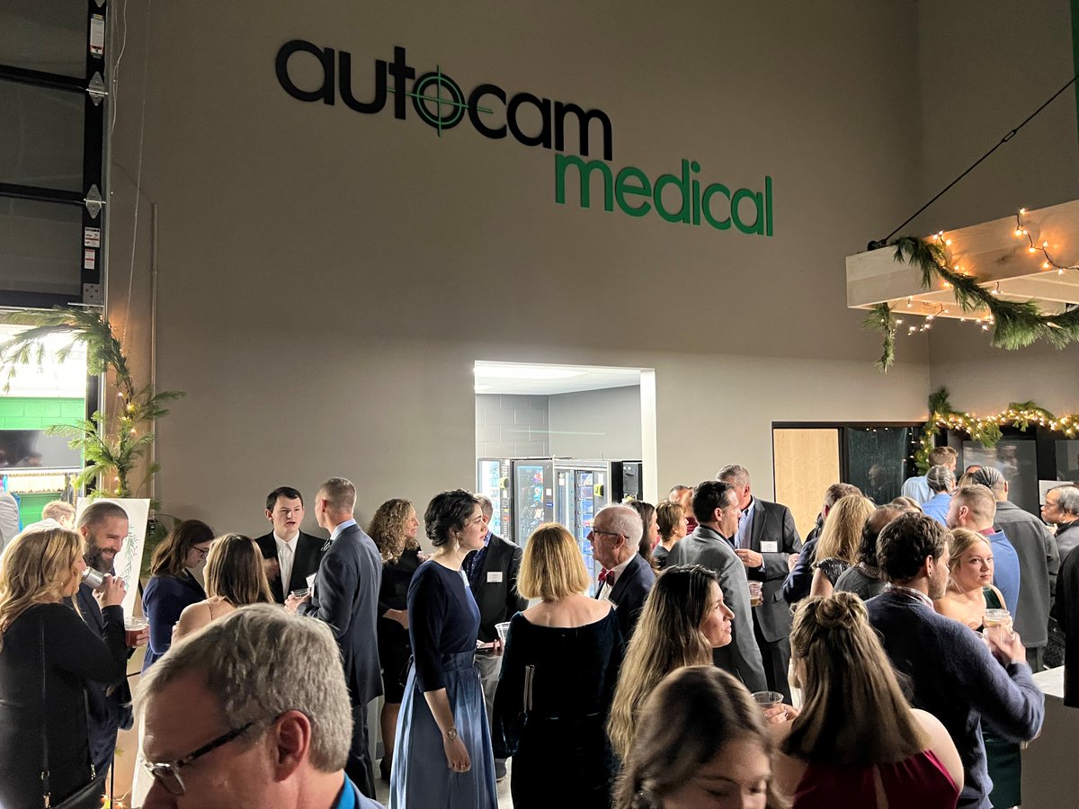 AutocamMedical's tweet photo. Our Kentwood employees came together this month to celebrate Christmas with good food, good drinks, &amp; good company.
In addition, an award ceremony was held for those who have been with Autocam Medical for a significant amount of time!

#christmasparty https://t.co/9aeCggNIxf