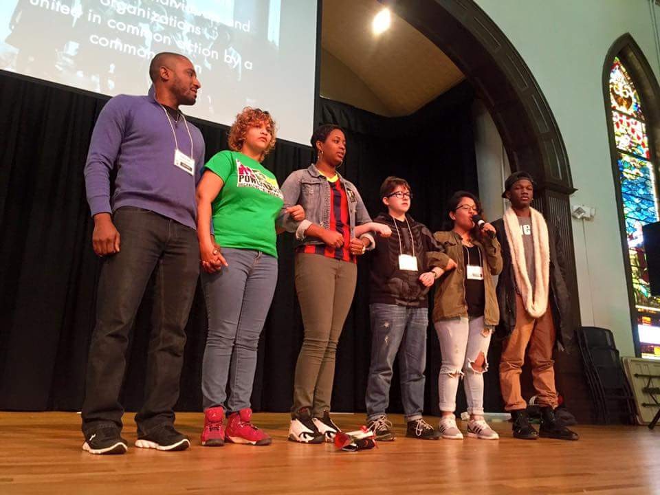 El_Jemedari's tweet image. And yet, starting with the #AssaultAtSpringValley and in all of our rapid response work, we found young people &quot;loving and resisting at the same time.&quot; From this, the national campaign for #PoliceFreeSchools and international movement was built.