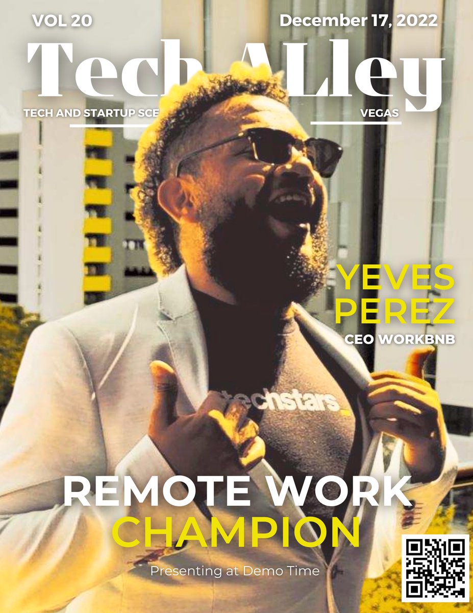 Yeves Perez | Techstars 22’ (@workbnbceo) on Twitter photo 2022 is NOT OVER!!! Team <a href="/workbnbapp/">Workbnb</a> is ready to make a HUGE impact in Las Vegas at <a href="/techalleyevents/">Tech Alley</a> Saturday 17th! I will be pitching “I Believe Part-two” in person and meet <a href="/workbnbpres/">Daj’Anique Staples</a>!!! Go to <a href="/techalleyevents/">Tech Alley</a> bio for details! #workbnb #lasvegas #techalleyvegas #BlackinTech 2022 is NOT OVER!!! Team <a href="/workbnbapp/">Workbnb</a> is ready to make a HUGE impact in Las Vegas at <a href="/techalleyevents/">Tech Alley</a> Saturday 17th! I will be pitching “I Believe Part-two” in person and meet <a href="/workbnbpres/">Daj’Anique Staples</a>!!! Go to <a href="/techalleyevents/">Tech Alley</a> bio for details! #workbnb #lasvegas #techalleyvegas #BlackinTech
