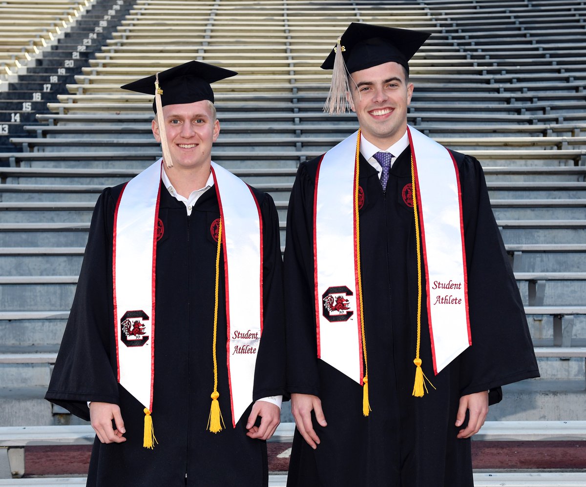 This afternoon we welcomed two new Gamecock alumni! Congratulations to <a href="/brianbanahan/">Brian Banahan</a> and <a href="/loganhitzeman/">Logan Hitzeman</a> on earning their <a href="/UofSC/">University of South Carolina</a> degree.
#WEareCarolina | #ForeverToThee22