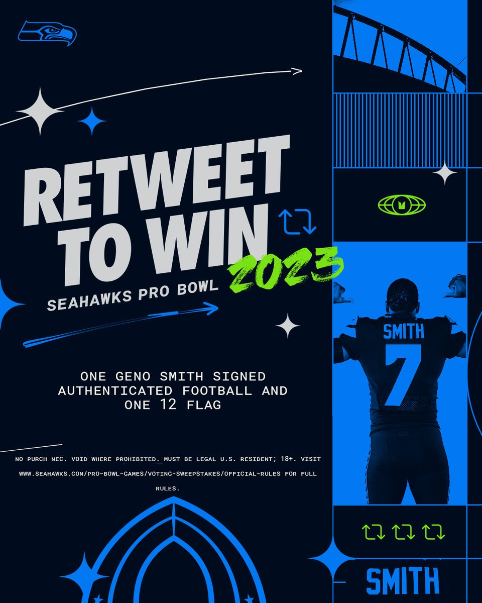 Seattle Seahawks (@seahawks) on Twitter photo Another #ProBowlVote giveaway. RT to vote. #Sweepstakes
<a href="/GenoSmith3/">Geno</a> <a href="/UchennaN_42/">Uchenna Nwosu</a> <a href="/_Tariqwoolen/">Tariq Woolen</a> <a href="/alwoods17/">al woods</a> #JordynBrooks <a href="/TDLockett12/">Tyler Lockett</a> <a href="/dkm14/">DeKaylin Metcalf</a>
<a href="/qdiggs6/">Nino</a> <a href="/CharlesC_67/">Charles Cross</a> <a href="/ShelbyHarris93/">Shelby Harris</a> #AbrahamLucas @CobyBryant8_ <a href="/mdcksn/">Michael Dickson</a> <a href="/JayMy_31/">Jason Myers</a> <a href="/NBELLORE54/">Nick Bellore</a> <a href="/carsontink/">Carson Tinker</a>
🗳 shwks.com/sy78in Another #ProBowlVote giveaway. RT to vote. #Sweepstakes
<a href="/GenoSmith3/">Geno</a> <a href="/UchennaN_42/">Uchenna Nwosu</a> <a href="/_Tariqwoolen/">Tariq Woolen</a> <a href="/alwoods17/">al woods</a> #JordynBrooks <a href="/TDLockett12/">Tyler Lockett</a> <a href="/dkm14/">DeKaylin Metcalf</a>
<a href="/qdiggs6/">Nino</a> <a href="/CharlesC_67/">Charles Cross</a> <a href="/ShelbyHarris93/">Shelby Harris</a> #AbrahamLucas @CobyBryant8_ <a href="/mdcksn/">Michael Dickson</a> <a href="/JayMy_31/">Jason Myers</a> <a href="/NBELLORE54/">Nick Bellore</a> <a href="/carsontink/">Carson Tinker</a>
🗳 shwks.com/sy78in