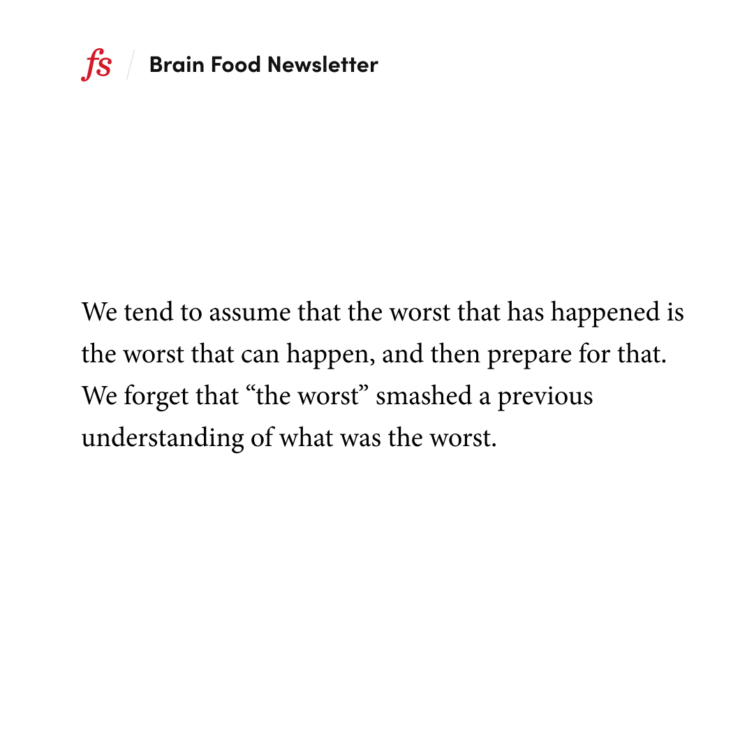 farnamstreet's tweet image. A tiny thought from our newsletter: