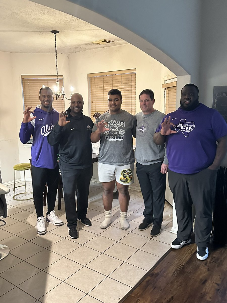 Thank you <a href="/ACUFootball/">ACU Football</a> for stopping by #gocats
